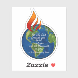 Mest Berömd: St. Catherine of Siena Quote - 1Up Klistermärken