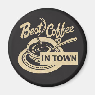 mest ❝Best kaffe i Town❞ Magnet