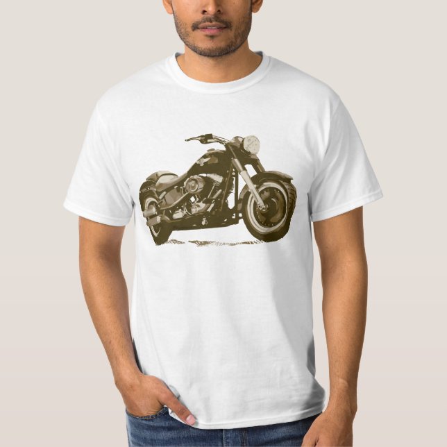 Mest billig yet enorm Harley T-tröja T-shirt (Framsida)