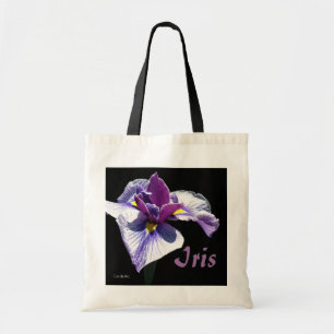 Mest blå purpurfärgad Iris Tygkasse