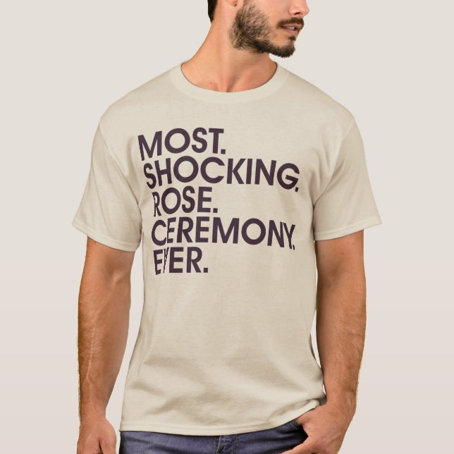 Mest. Chocka. Steg. Ceremoni. Någonsin. (Manar) Tee Shirt (Framsida)
