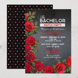 Mest Dramatisk Bachelor Tittarpartaj Inbjudan