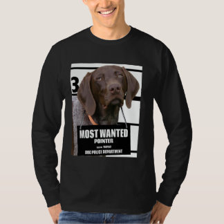 Mest eftersökt Pointer C - Söt rolig hund T-shirt