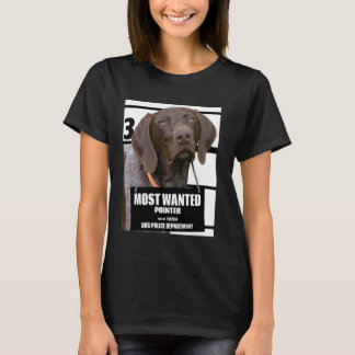 Mest eftersökta Pointer C - Söt rolig hund T-shirt