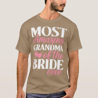 Mest Fantastisk farmor i Bride Bröllop T Shirt