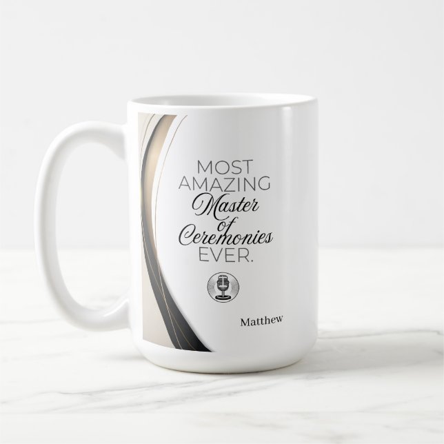 Mest Fantastisk Master of Ceremonies Personlig Kaffemugg (Vänster)