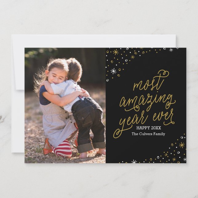 Mest Fantastisk någonsin av nyårskortet Julkort (Framsida)