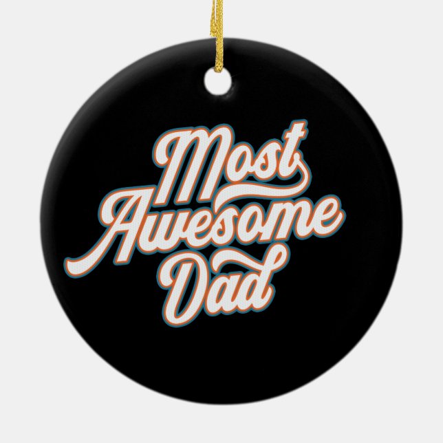 Mest Fantastisk Pappa Fars dag | Ornament (Baksidan)