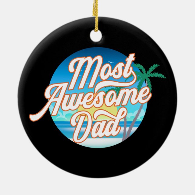 Mest Fantastisk Pappa Fars dag | Ornament (Baksidan)