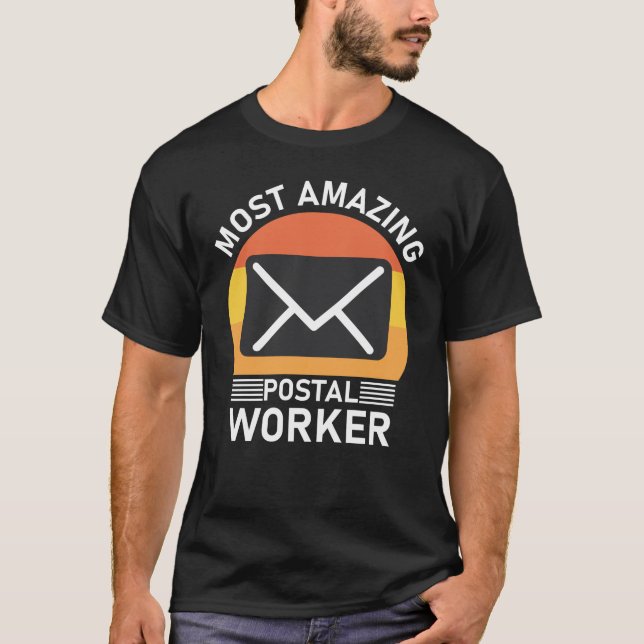 Mest Fantastisk-postarbetare T Shirt (Framsida)