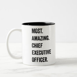Mest Fantastisk verkställande direktör Två-Tonad Mugg