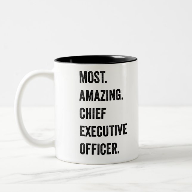 Mest Fantastisk verkställande direktör Två-Tonad Mugg (Vänster)