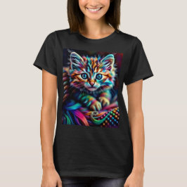 Mest färgade Kitten T Shirt