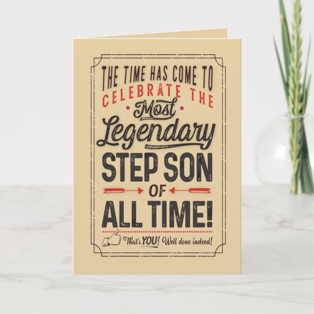 Mest förklarande svärson av alla tidskort kort (Framsida)