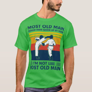 Mest gammal man Funny Jiu Jitsu Älskare T Shirt