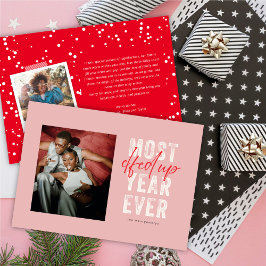 Mest gammalmodigt uppe i år - något roligt julfoto julkort