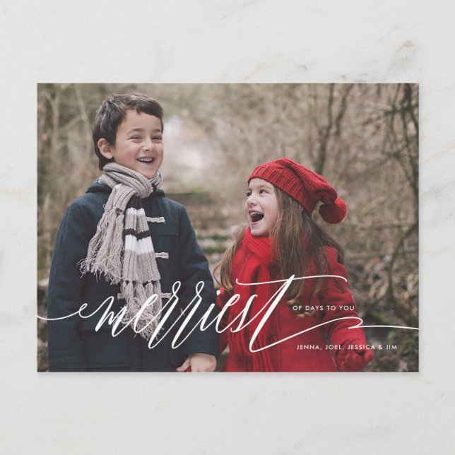 Mest glad av vykort för dagjulhelgdag (Framsida)