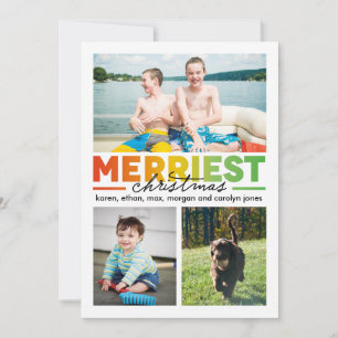 Mest glad jul mång- x 3 julkort