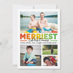 Mest glad jul mång- x 4 julkort