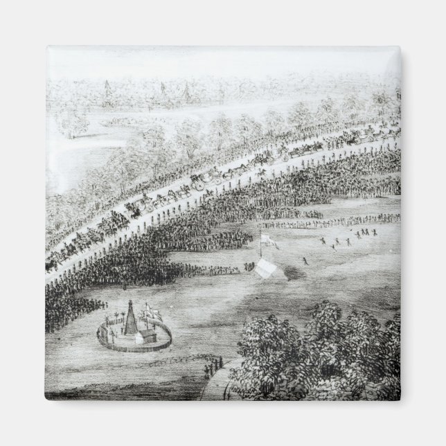 Mest Gracious Majesty and Escort Lämnande Magnet (Framsidan)