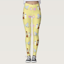 Mest gullig damasker för ABDL | | Baby4Life Leggings