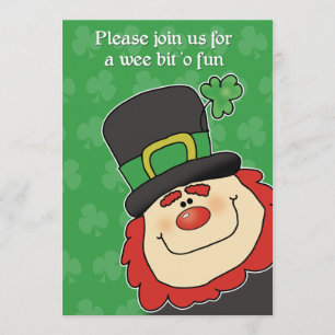 MEST GULLIG inbjudan för dag för TROLLSt. Patricks