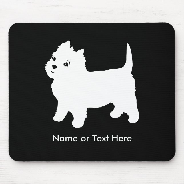 Mest gullig lite Westie hund - Westhighland Musmatta (Framsidan)