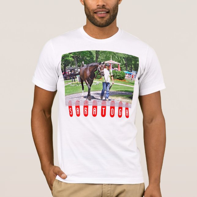 Mest hård kärna ur - vinnaren för Saratoga 150 Tee Shirt (Framsida)