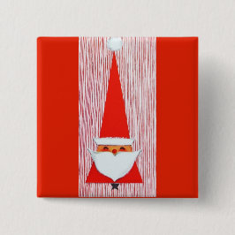 Mest härlig vintagejul Santa Knapp