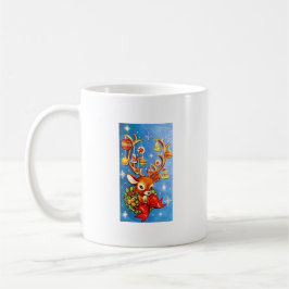 Mest härlig vintagejulren kaffemugg