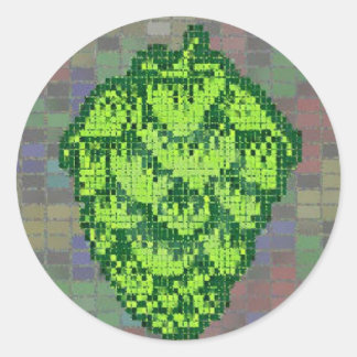 Mest Harmless Mest Mosaic Stickers Runt Klistermärke