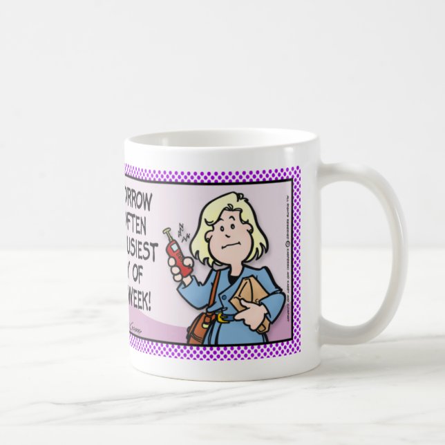 Mest hektiska dagen kaffemugg (Höger)