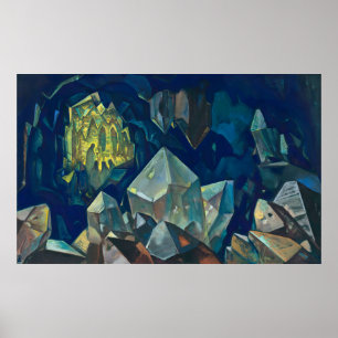 Mest Helig, bergens utlopp av Roerich Poster