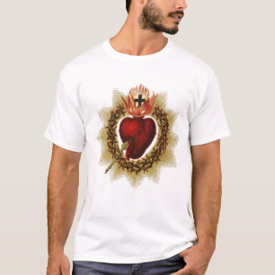 Mest Helig Hjärtat av Jesus Shirt T