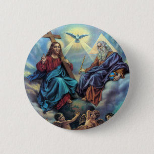 Mest helig Trinity knäppas Knapp