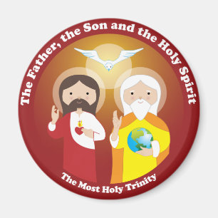 Mest helig Trinity Magnet