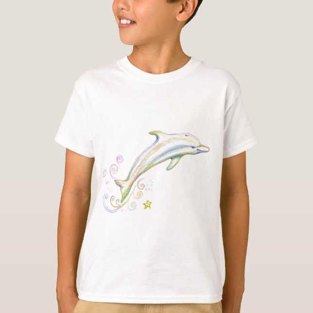 Mest kär delfin t-shirt (Framsida)