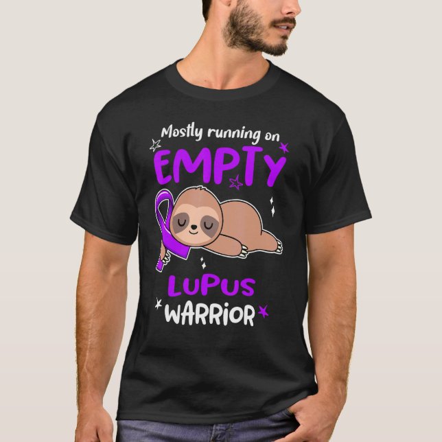 Mest körs på tomt Lupus Warrior T Shirt (Framsida)