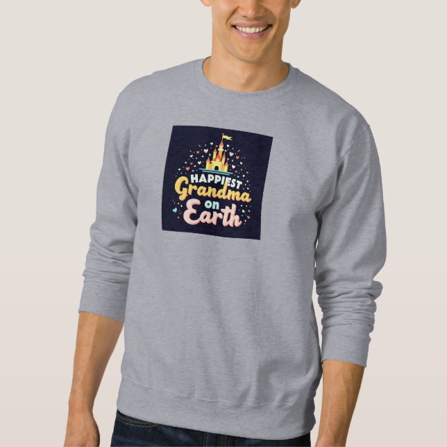 Mest magiska mormor, Fantasy Castle Lång Ärmad Tröja (Framsida)
