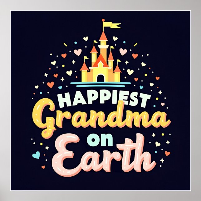 Mest magiska mormor, Fantasy Castle Poster (Framsidan)