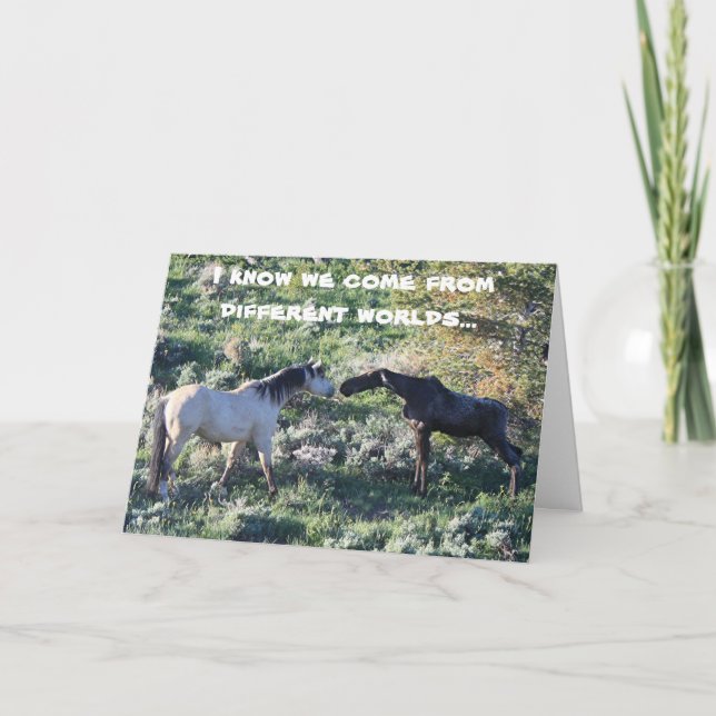 Mest mödosamt hälsningskort kort (Framsida)