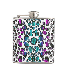 Mest nätt violett flaska för krickaLeopard Fickplunta