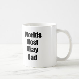 Mest ok pappa för världar kaffemugg