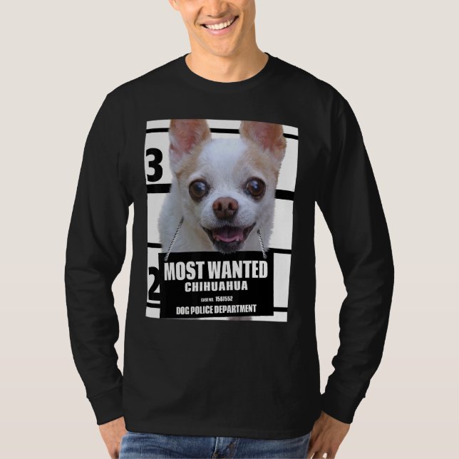 Mest önskad Chihuahua Cute Chiwawa Hund Tee B (Framsida)