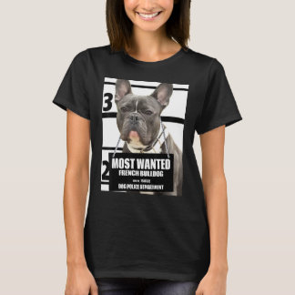 Mest önskad Fransk Bulldog Cute Hund A T Shirt