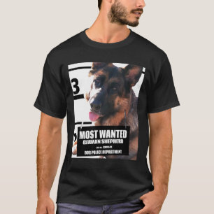 Mest önskad tysk Shepherd Cute Hund D T Shirt