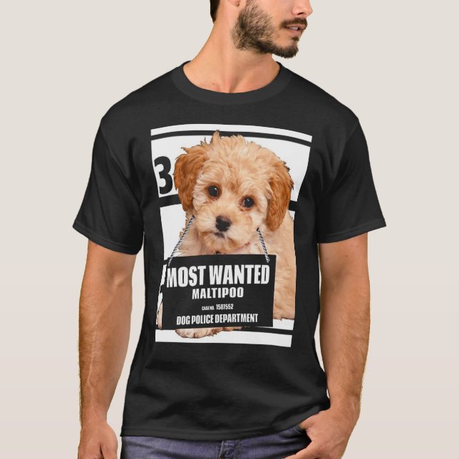 Mest önskat maltipoo - Maltesisk minister Pudel do T Shirt (Framsida)
