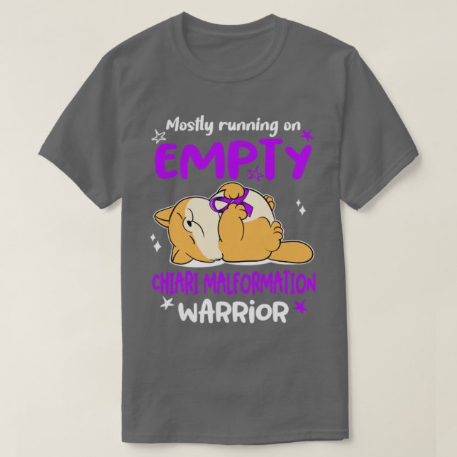 Mest opererande på Tom Chiari Malformation Warrio T Shirt (Design framsida)