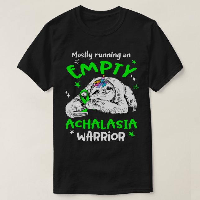 Mest opererande på tomt Achalasia Warrior T Shirt (Design framsida)