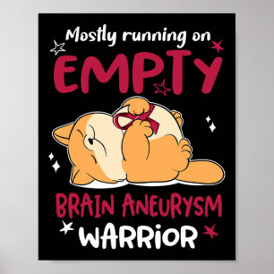 Mest opererande på tomt Brain Aneurysm Warrior Poster